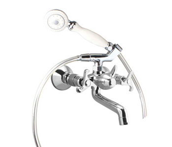 Spancer - Wall Mixer Telephonic with Crutch and Shower Tube